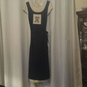 2piece dress-LINEN/rayon blend
